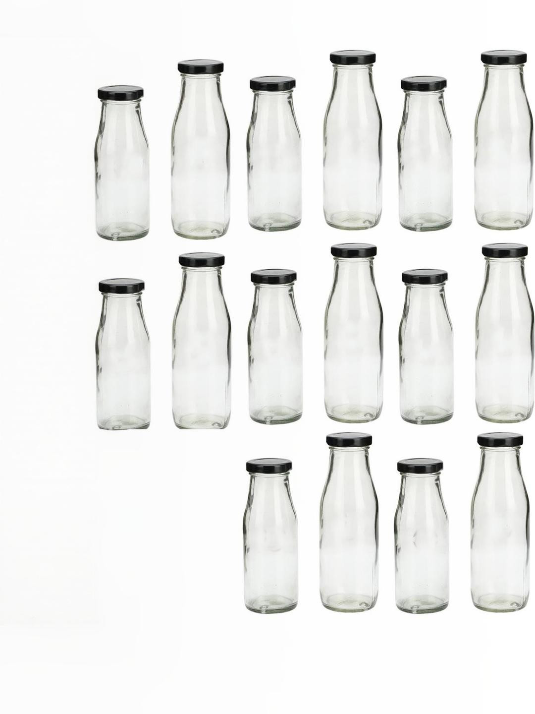SOMIL Set Of 16 Glass Water Bottle
