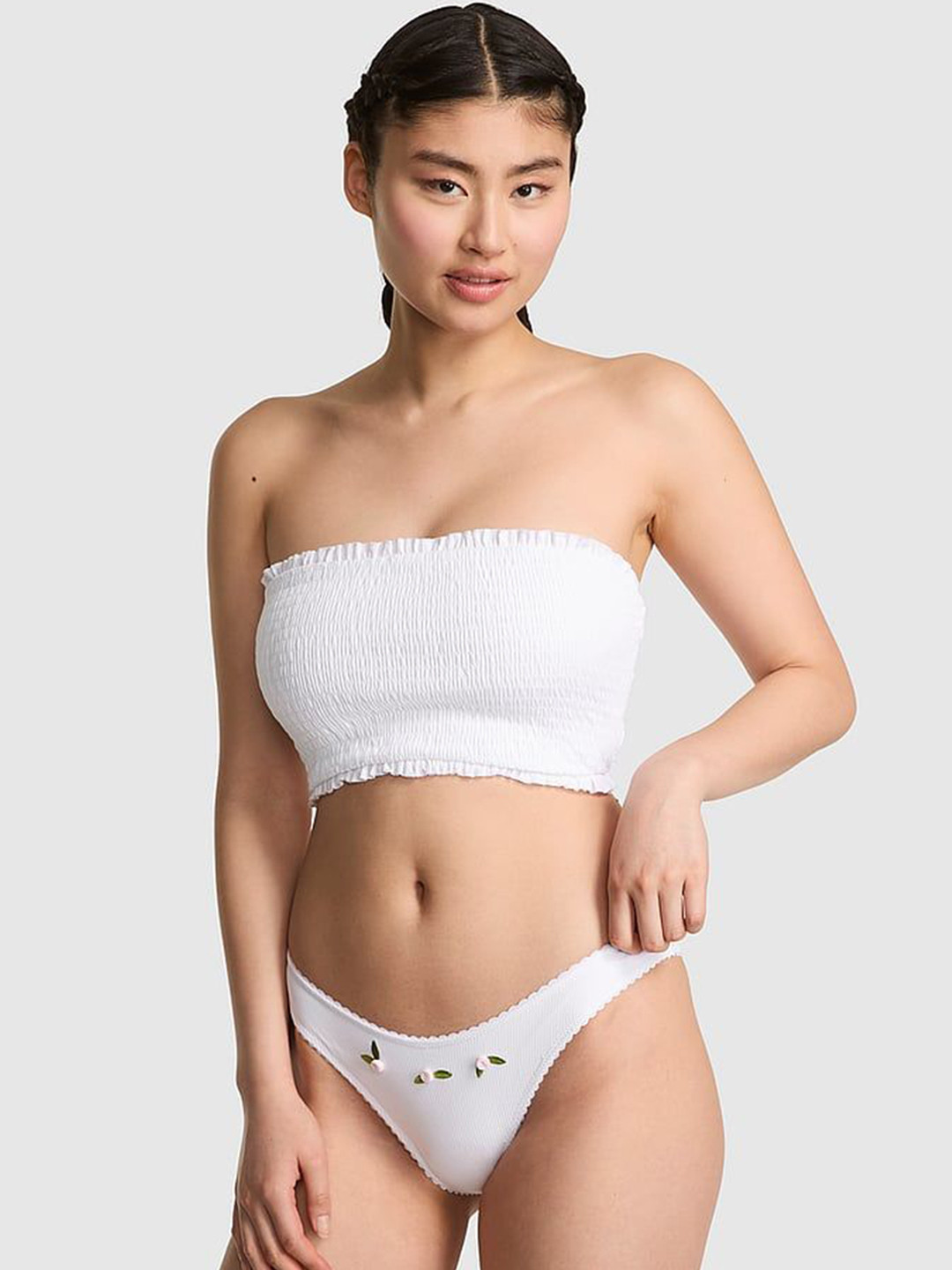 Victoria's Secret PINK by Frankies Bikinis Golden Hour Cheeky Rib Bikini Bottom