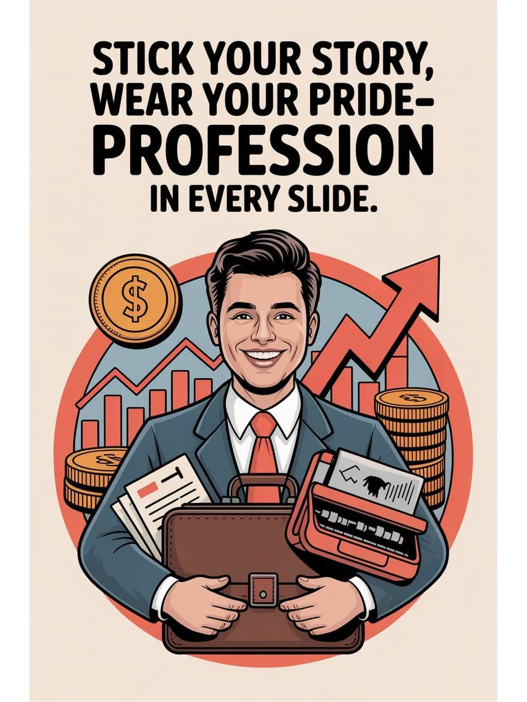PRINTING DADDY Pack of 55 Profession Themed Stickers