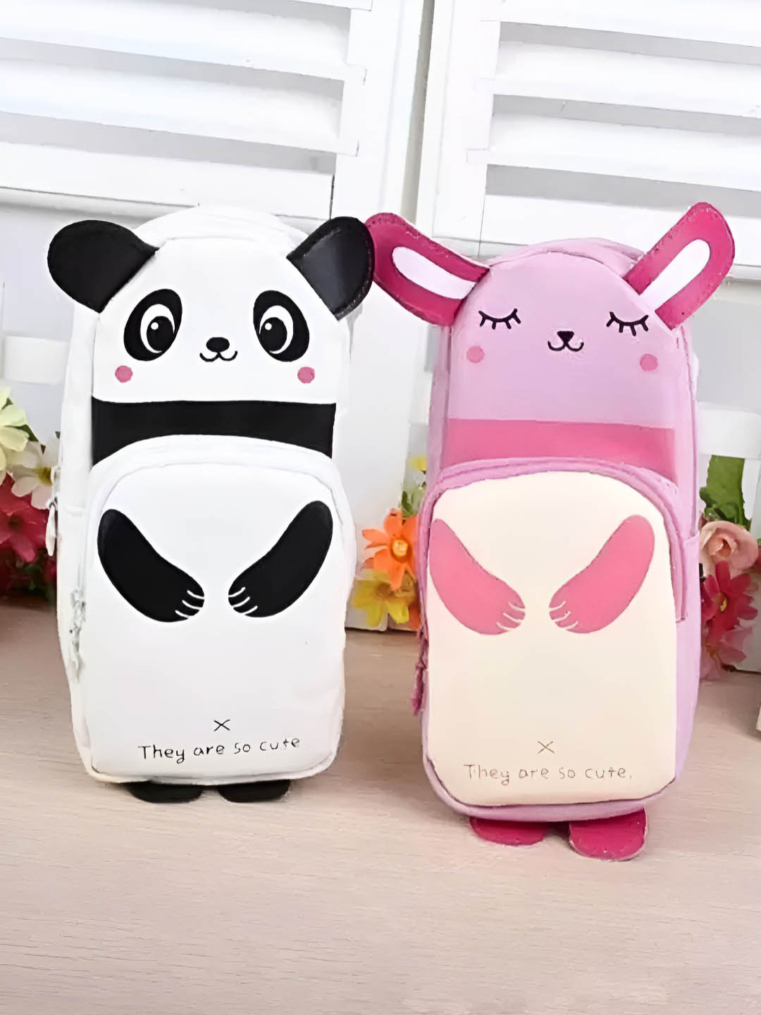 Ajabh Set Of 2 Pieces Panda Pencil Box