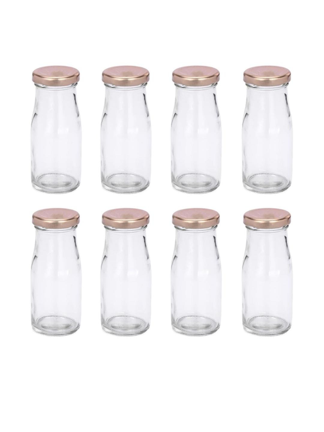 SOMIL Set Of 8 Glass Water Bottle