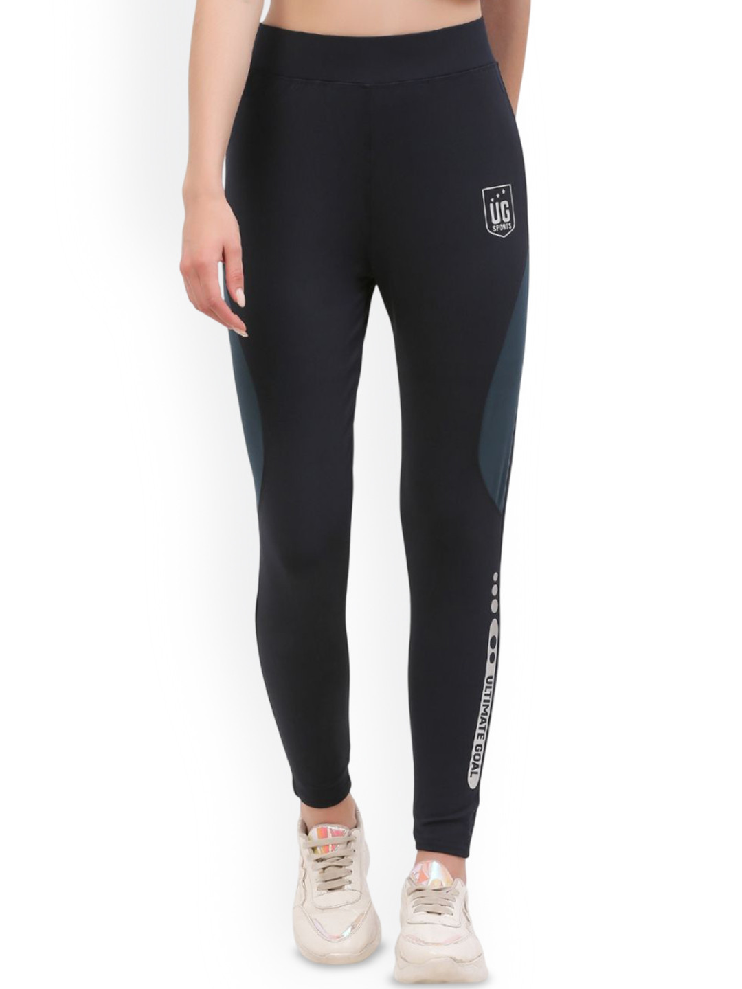 UG SPORTS Women High-Rise Slim-Fit Tights