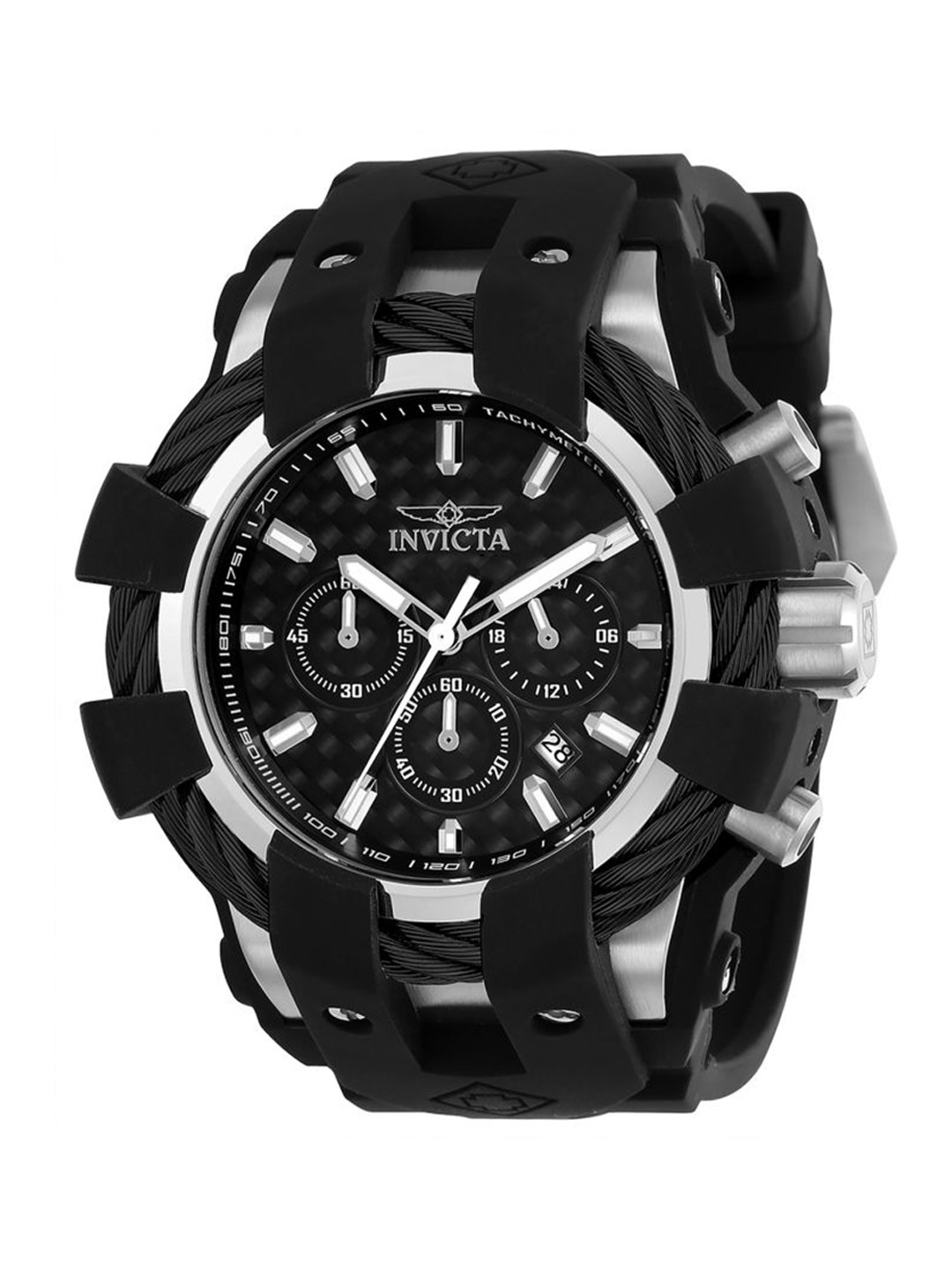 Invicta bolt Men Round Dial & Regular Straps Analogue Watch 23855