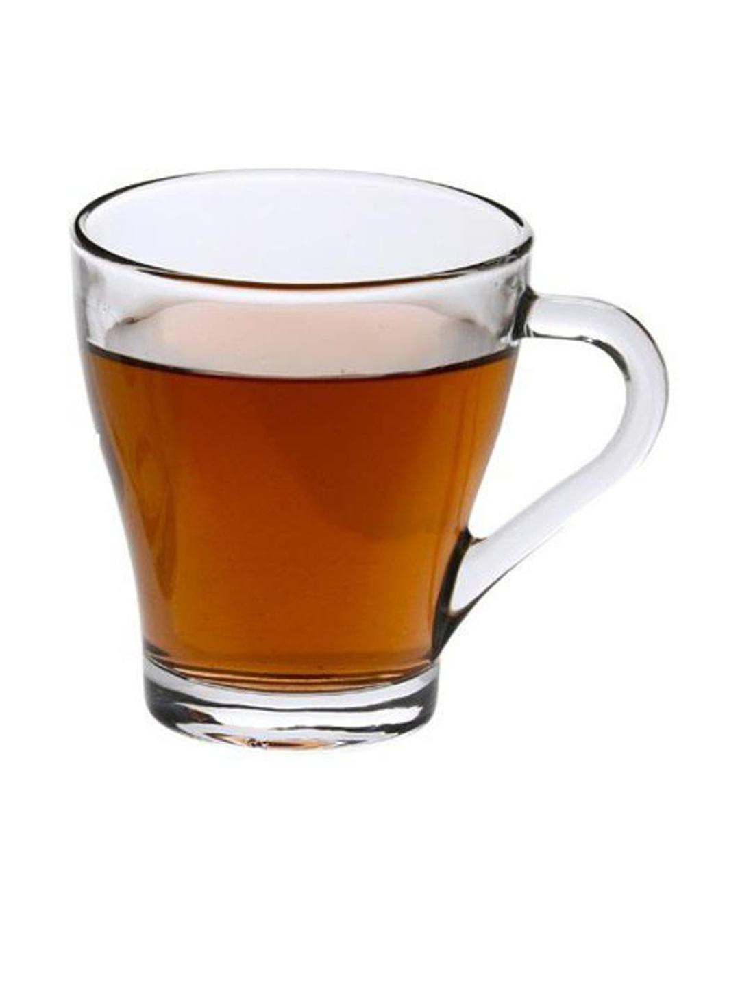 Somil Clear Glass Coffee & Tea Cup / Mug (240 Ml), Enjoy Your Drink in Style8.3 X 10.3 X 9.5Cm