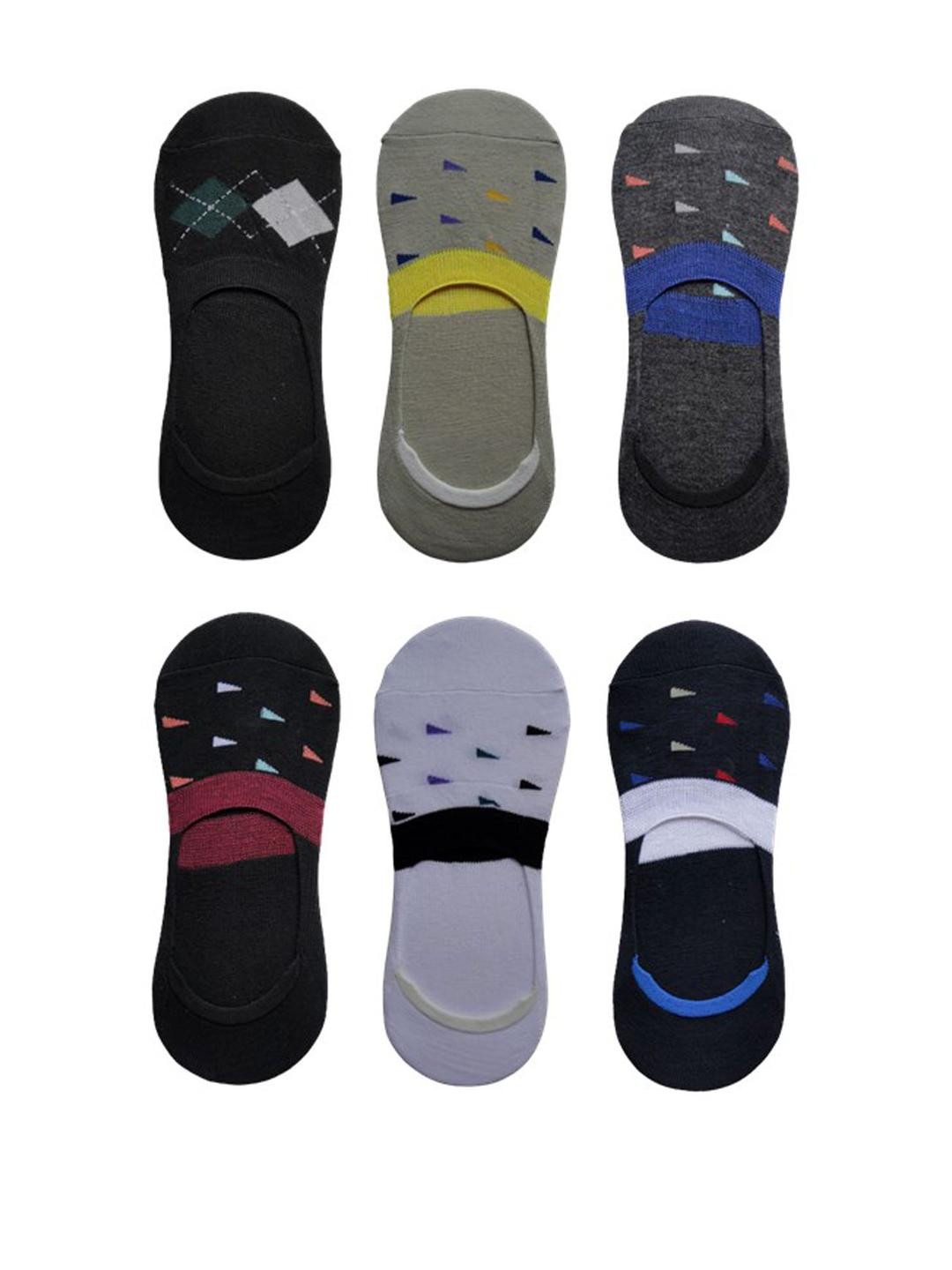 VOICI Unisex Set Of 6 No-Show Loafer Socks