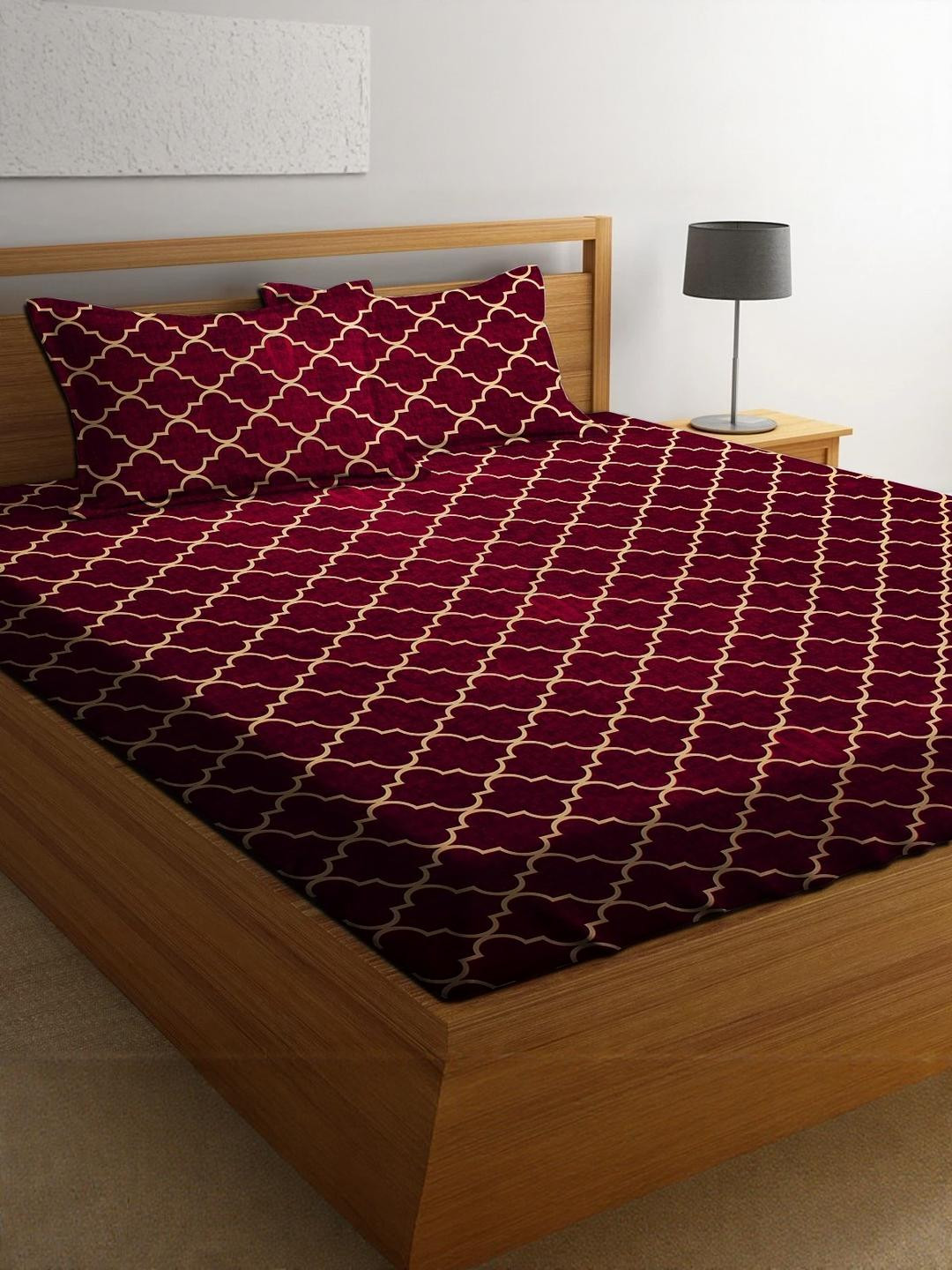 ZCI Unisex Red Bedsheets