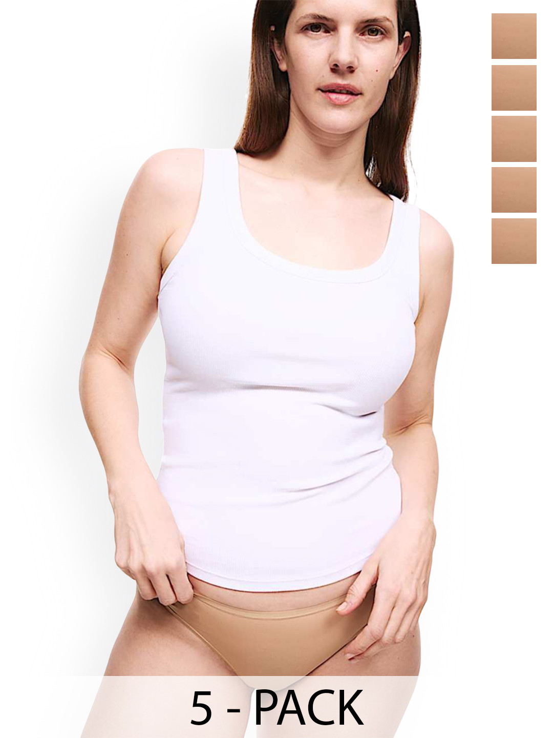 Marks & Spencer Pack Of 5 Low Rise Bikini Briefs T614106ROSE QUARTZ