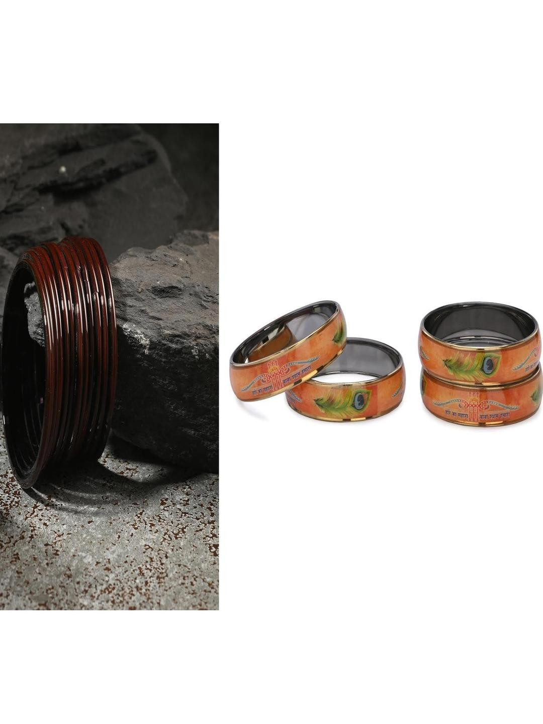 SOMIL Pack of 16 Women Ethnic Bangles Set