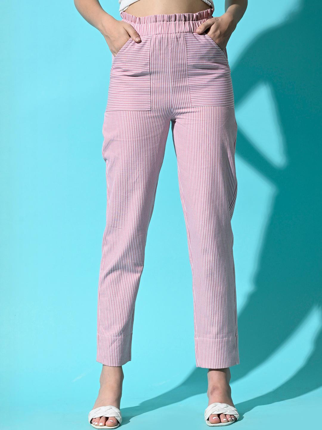 SMERA MART Women Office Wear Cotton Pant Trouser