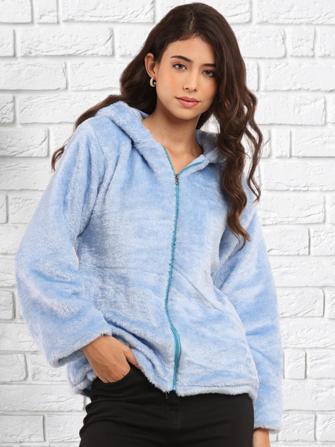 69 FASHION STREET Hooded Soft Functional Lightweight Bomber Jacket