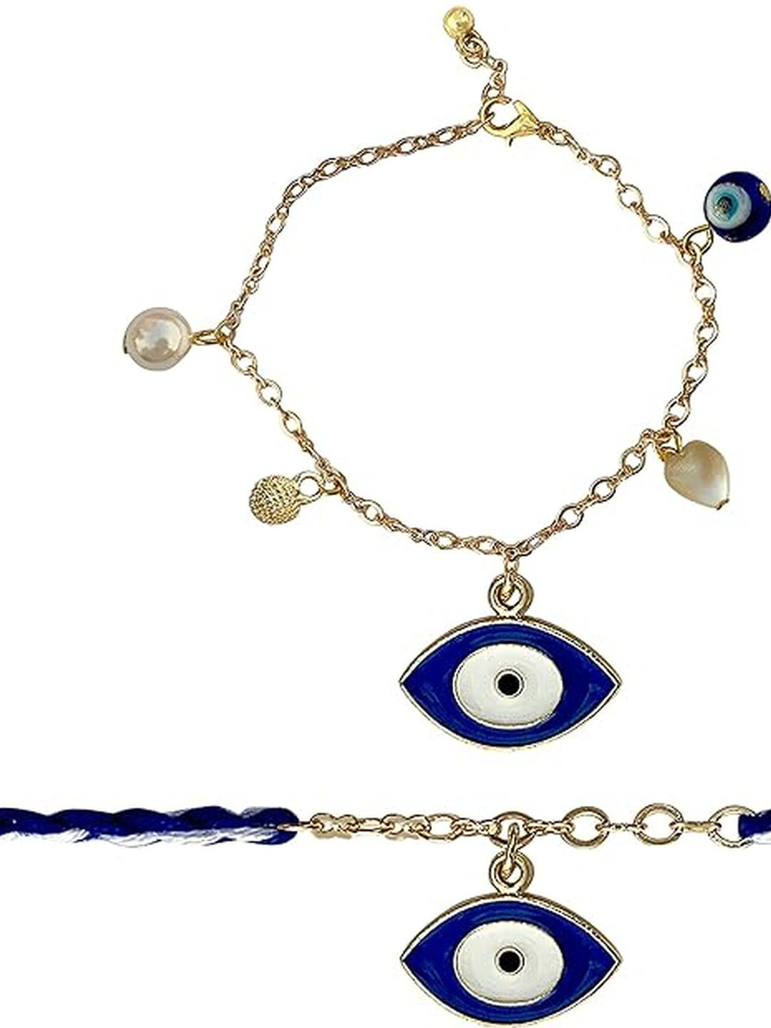 FURE Rakhi Evil Eye Bracelet & Rakhi Set