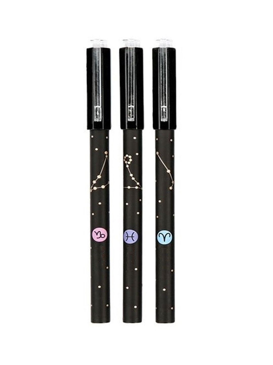 MUREN Set Of 3 Galaxy Design Erasable Ink Magic Gel Pens