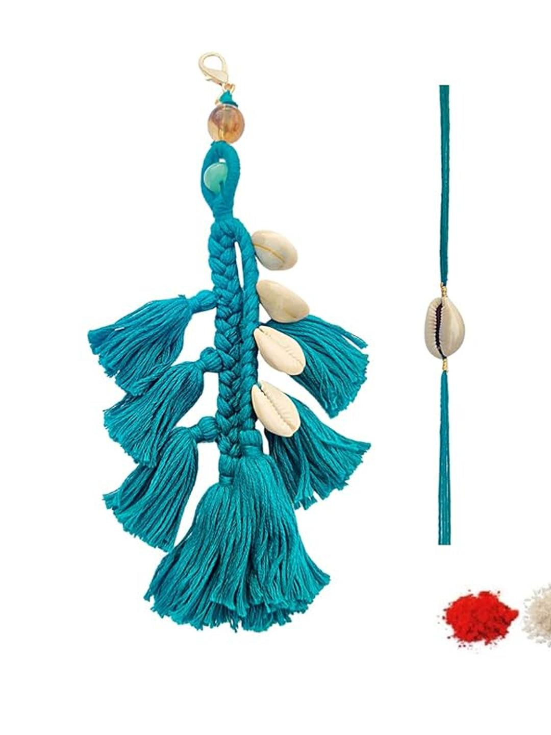 FURE Unisex Teal Rakhi