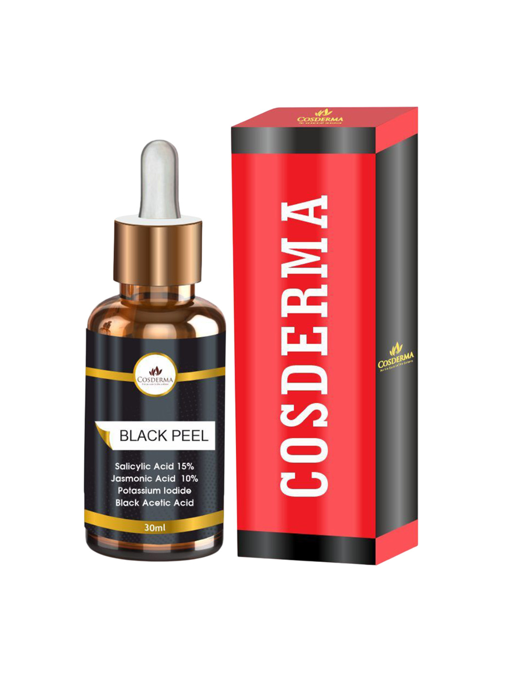 COSDERMA Black Peel With Salicylic Acid 15% - 30 ml