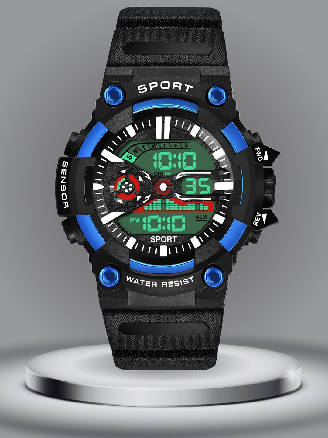 ON TIME OCTUS Kids Digital Watch DIGI-034 BLACK BLUE