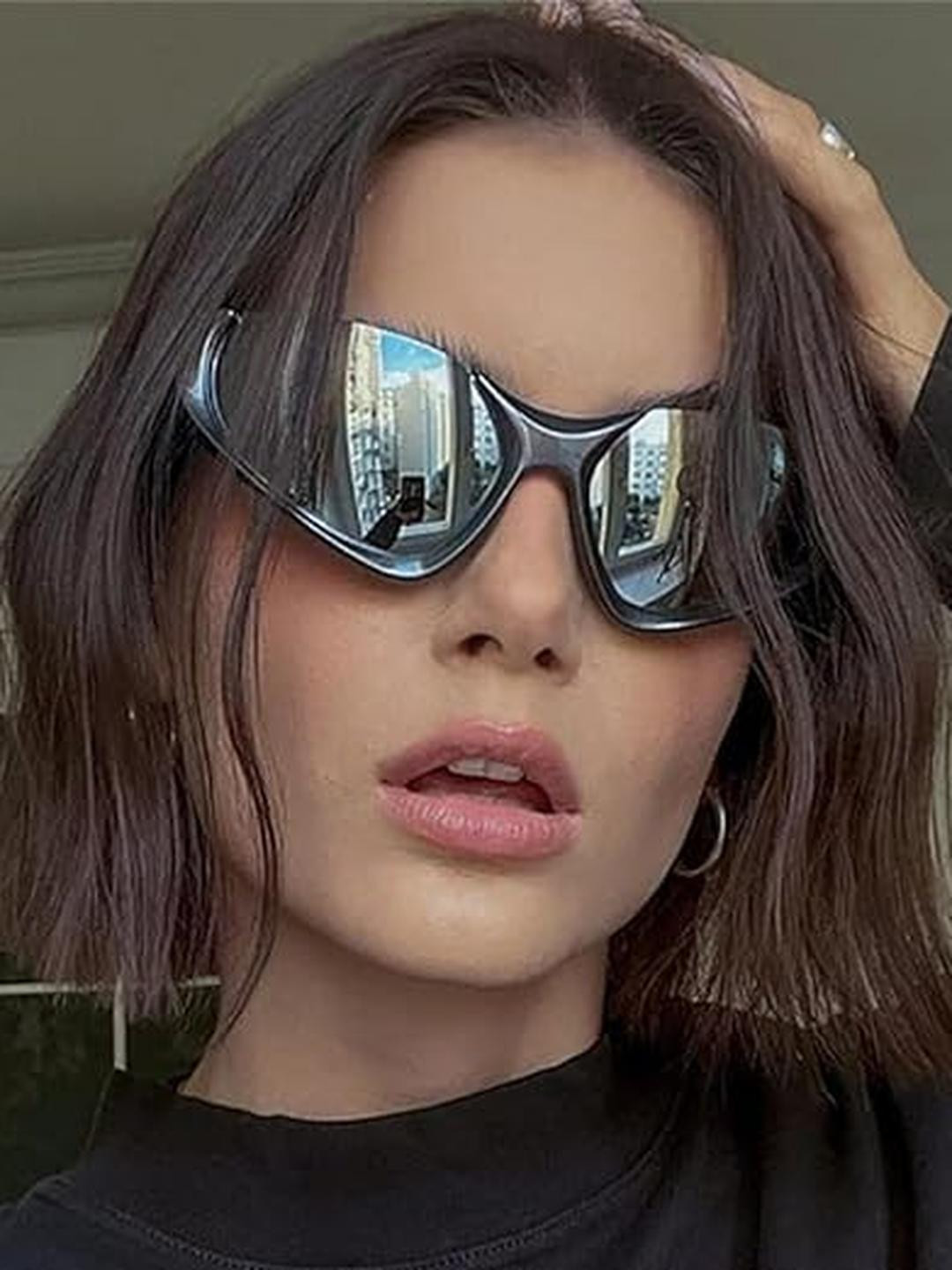 Arzonai Unisex Silver Sunglasses