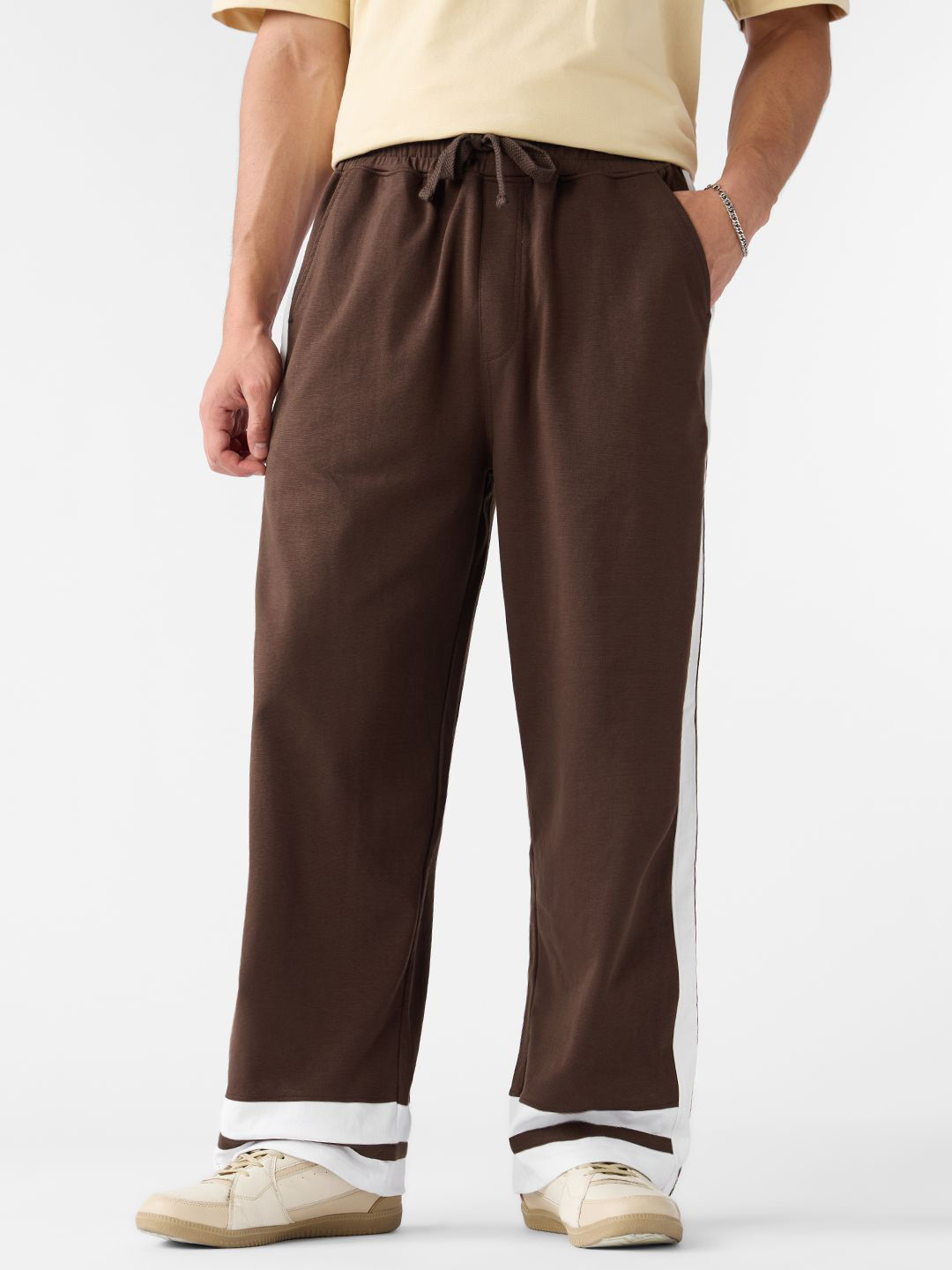 The Souled Store Men Mid-RiseTrack Pants