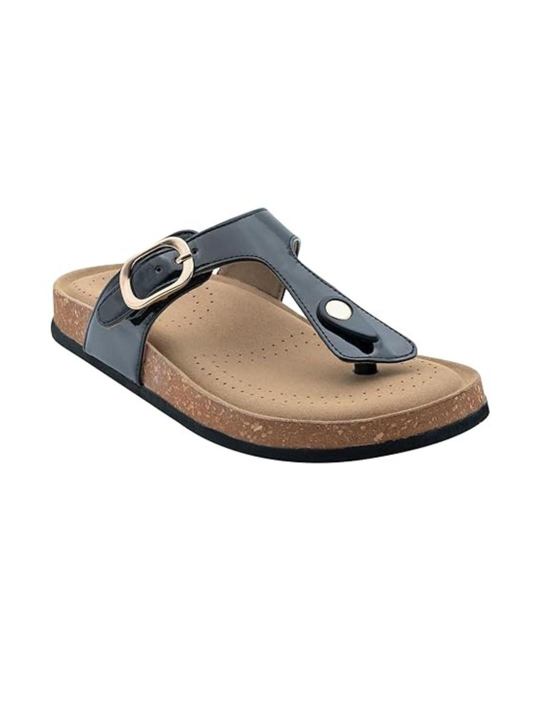SHOENEEDS Women Black Synthetic Flats