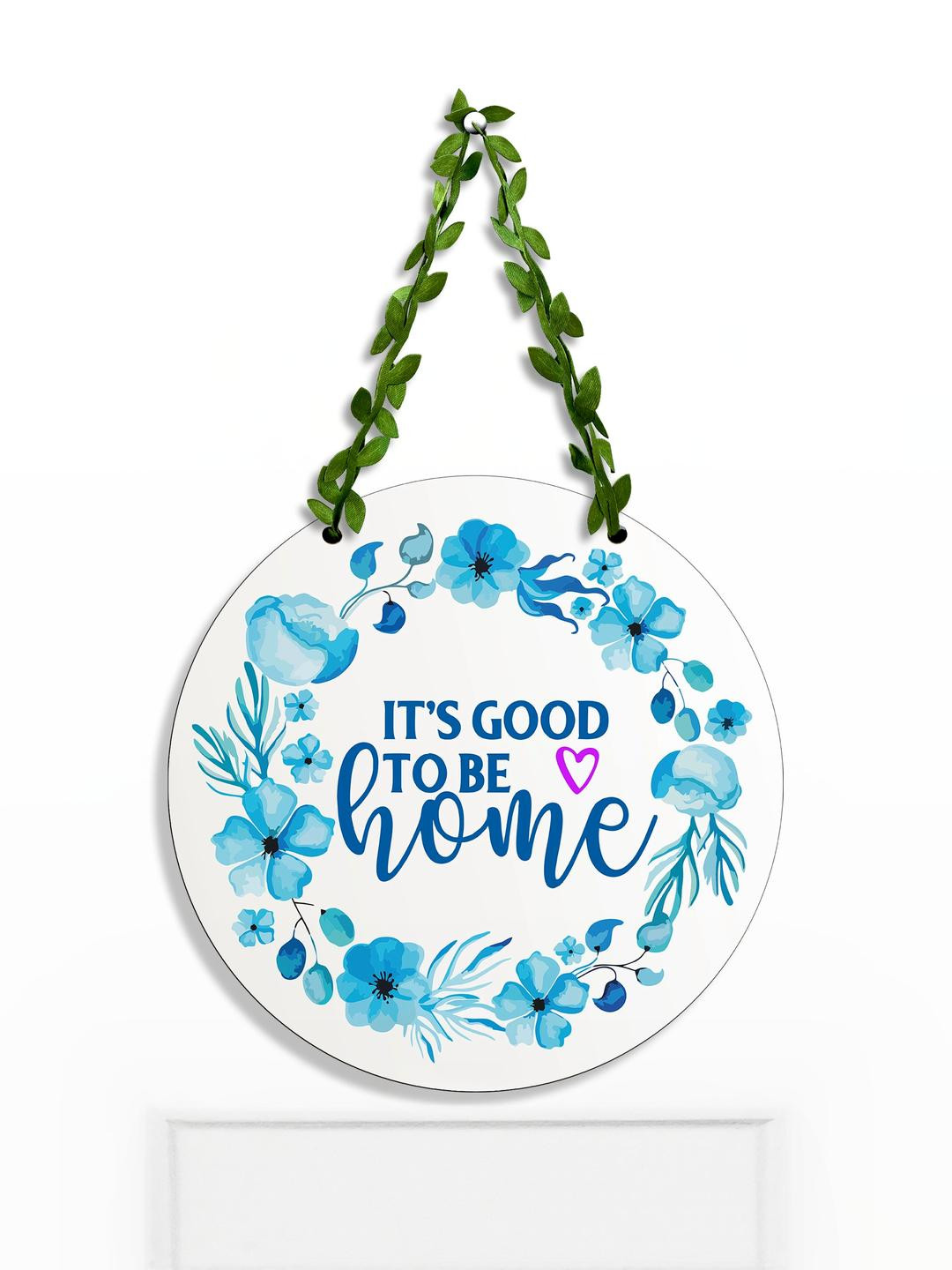 Arpita Crafts It's Good To be Home Round Wall Hanging