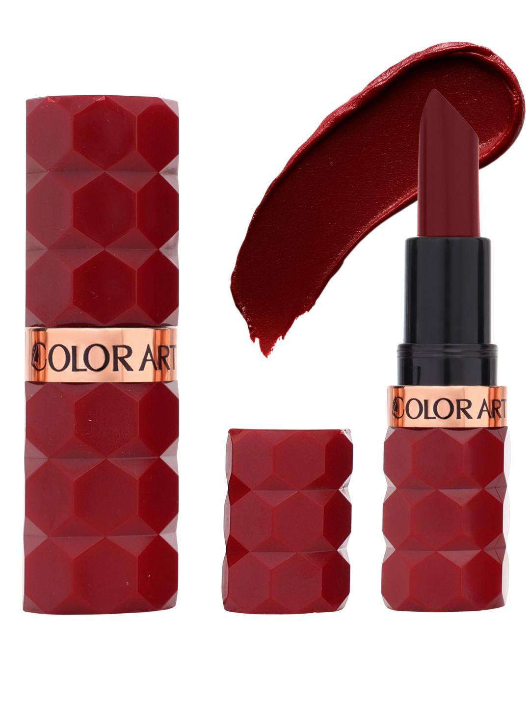 Color Art Glossy Matte Bullet Lipstick - 4 g - C95 Light Maroon