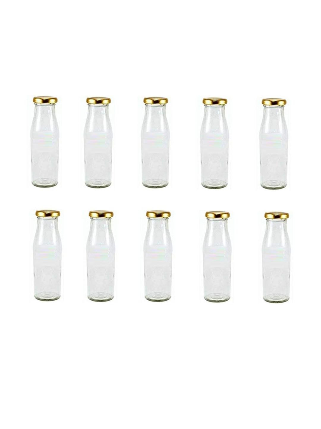 SOMIL Set Of 10 Glass Water Bottle