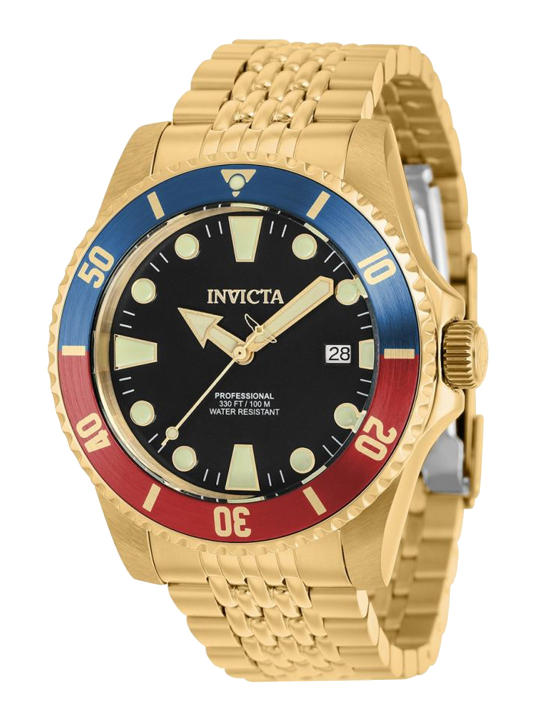 Invicta Pro Diver Men Dial & Stainless Steel Straps Analogue Automatic Watch 39760