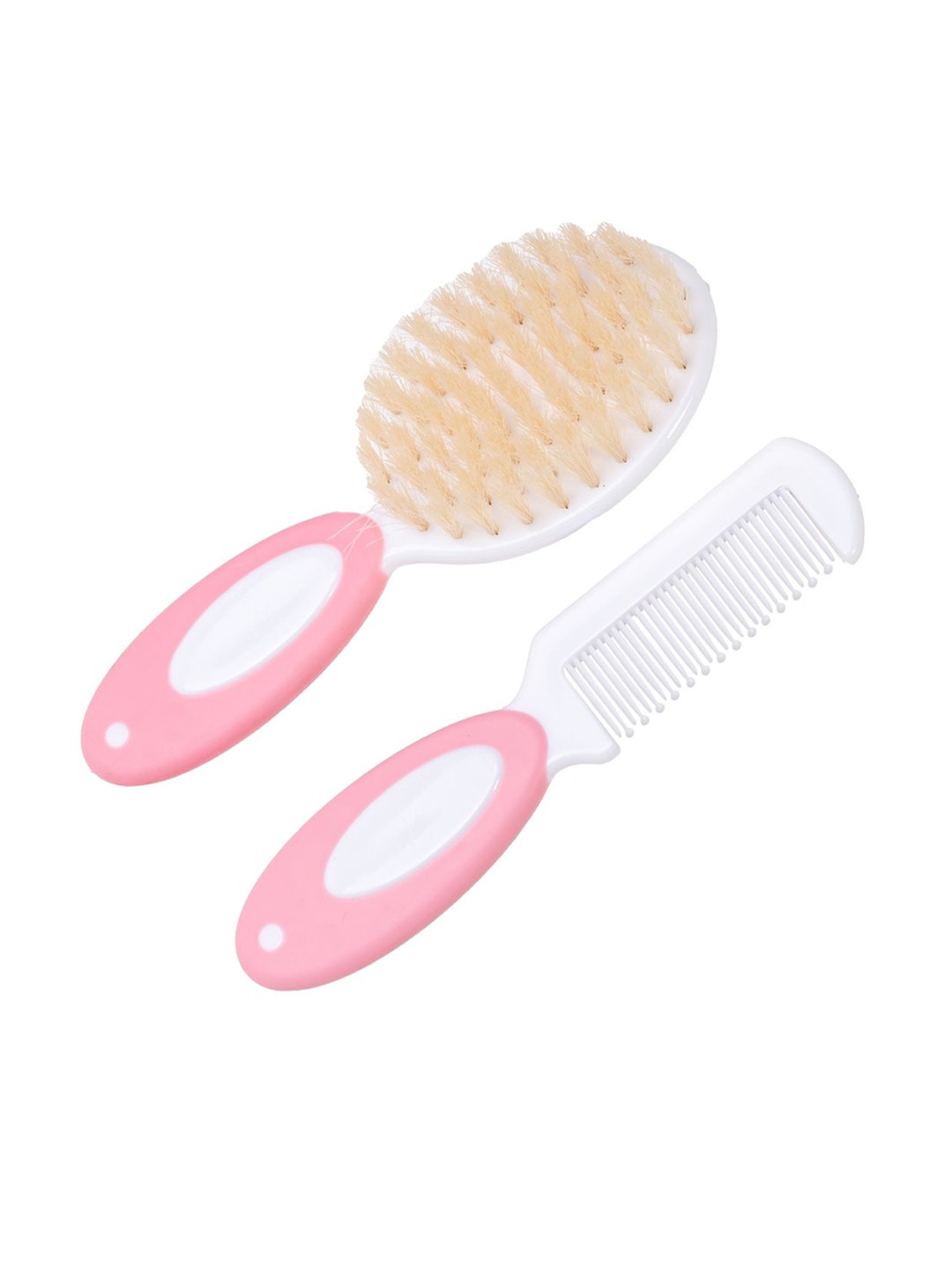 Adore Set Of 2 Naturo The Natural Soft Bristle Baby Brush & Comb - Pink