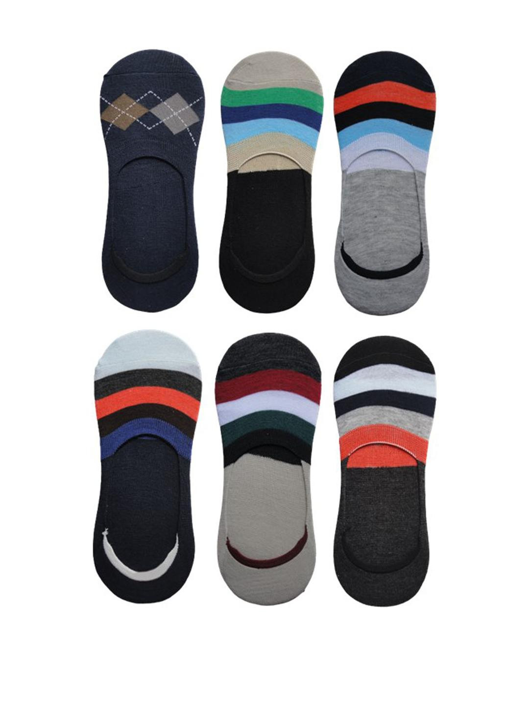 VOICI Unisex Set Of 6 No-Show Loafer Socks