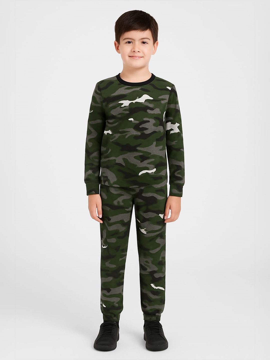 CoolTees4U Kids Printed Pure Cotton T-shirt With Trousers