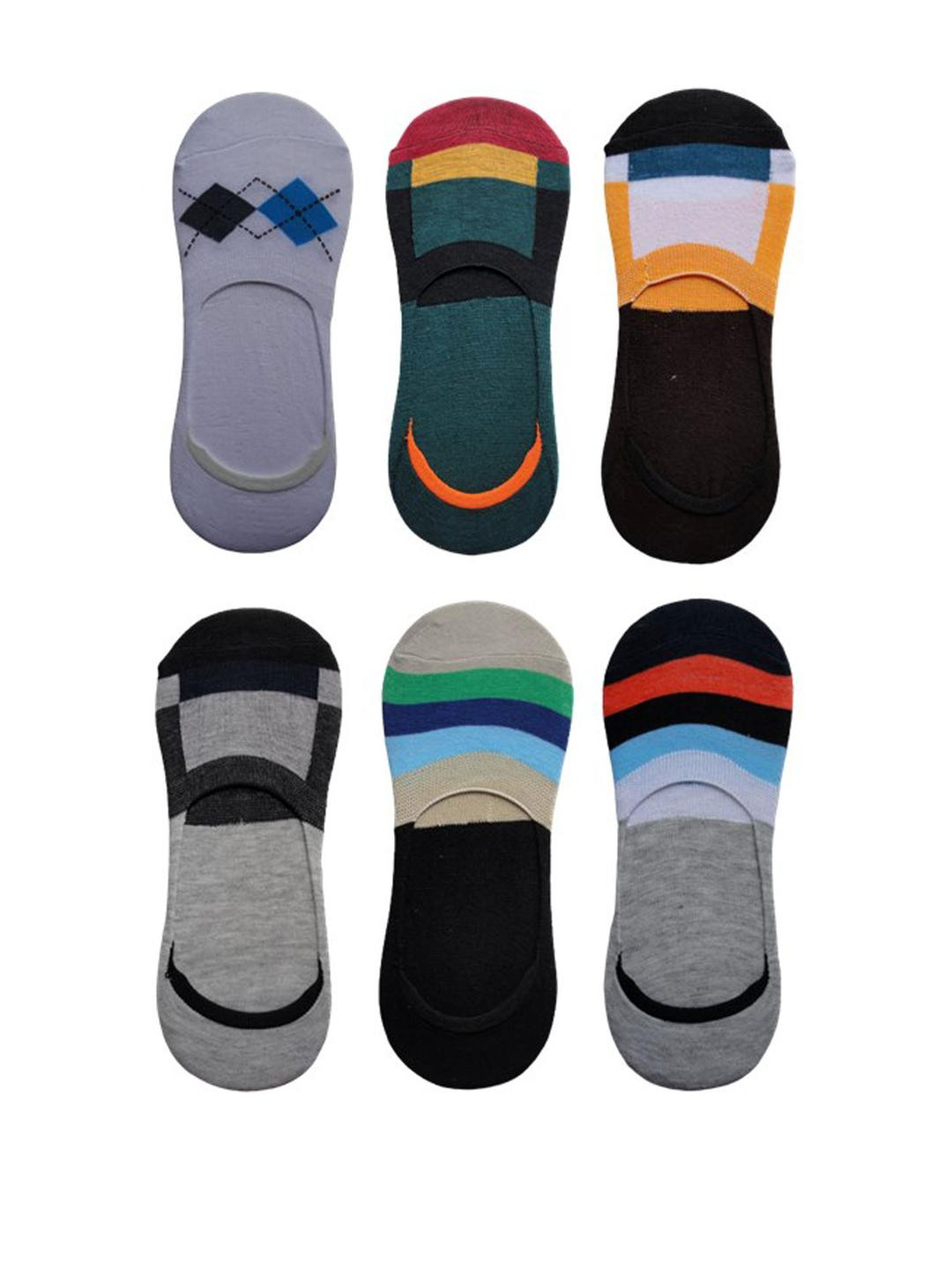 VOICI Pack of 6 Loafer No-Show Invisible Socks