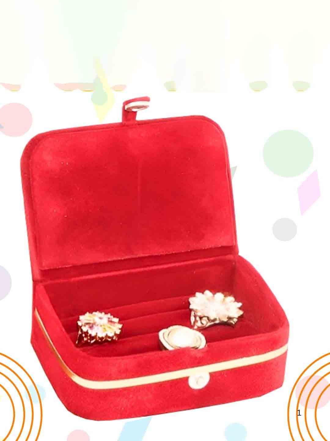 Ajabh Ring Box Red Reusable Jewellery Organisers