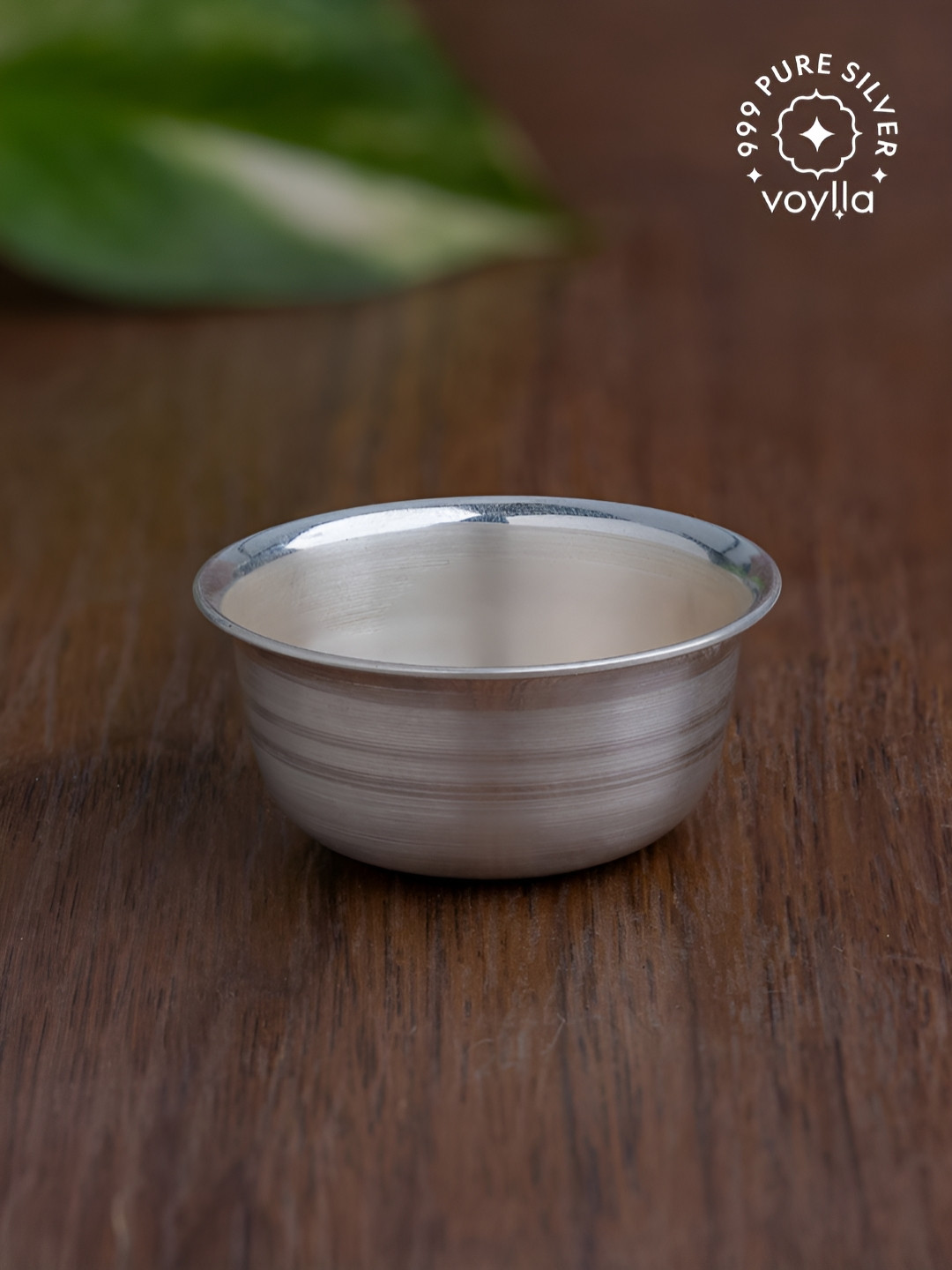 Studio Voylla Deity Stainless Steel Easy To Clean Silver Matte Bowl