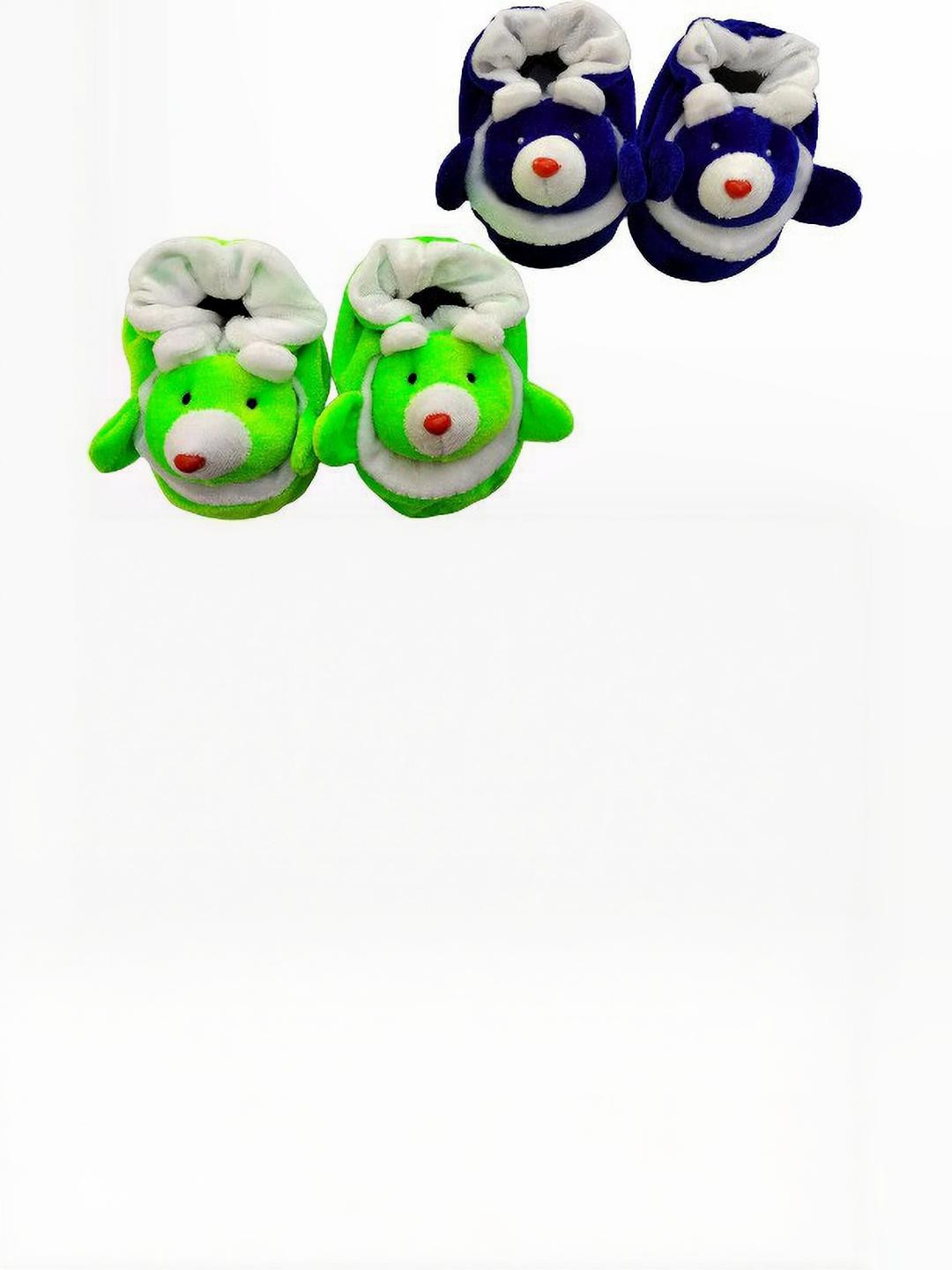 LMN CHILD CARE Pack of 2 Unisex Kids Cotton Booties