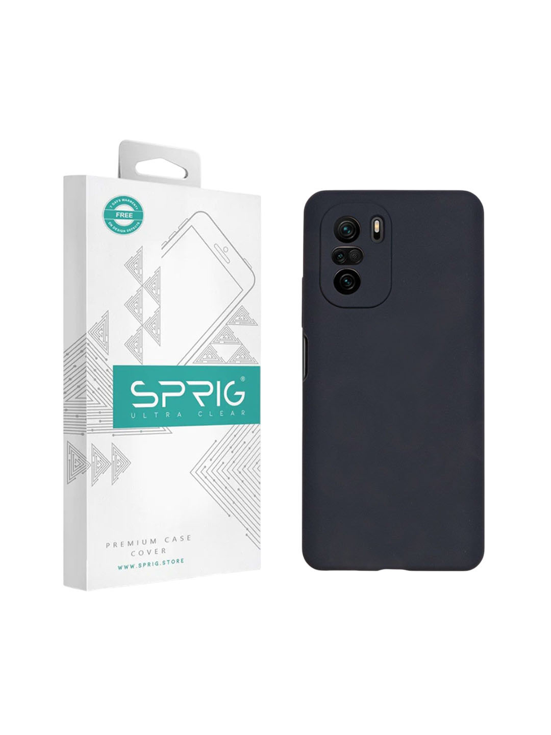 SPRIG Mi 11X Liquid Silicone Back Cover