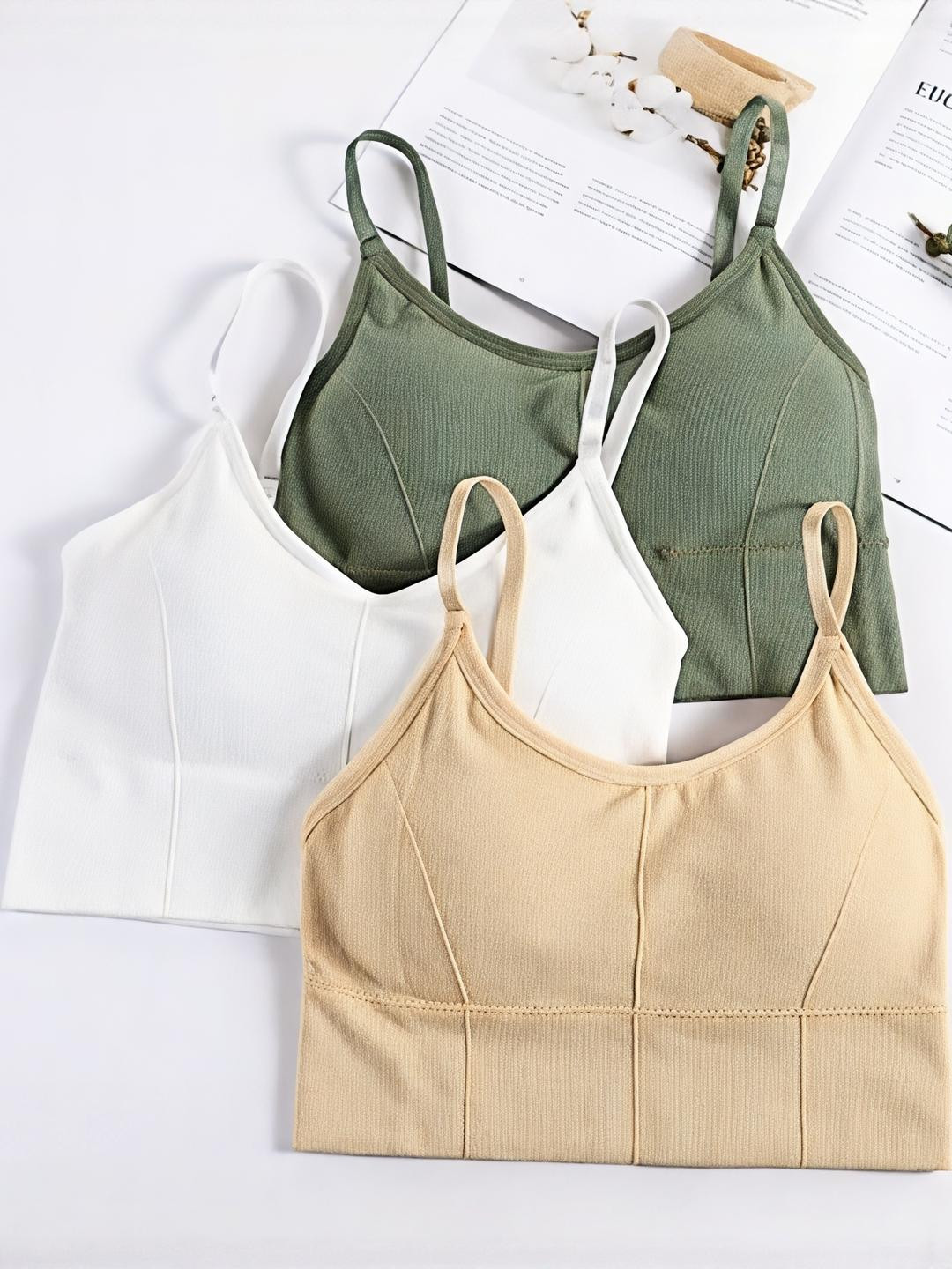 UNDER 1000 Colourblocked Bra Full Coverage