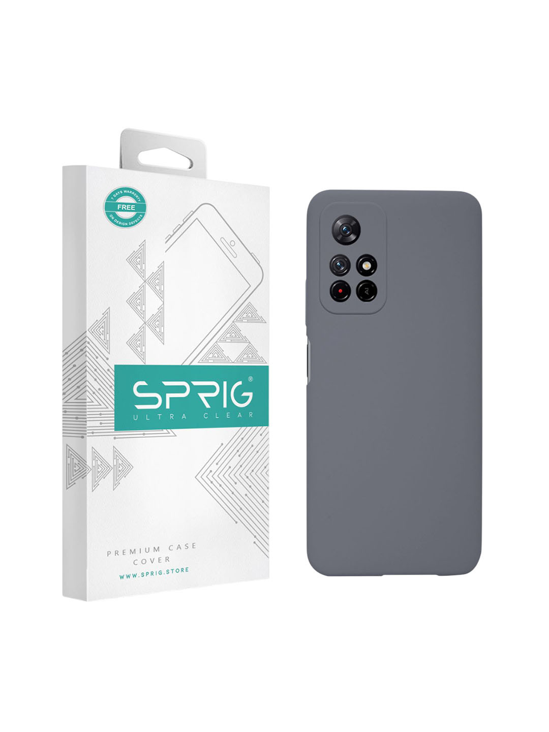 SPRIG Poco M4 Pro 5G Liquid Silicone Back Cover