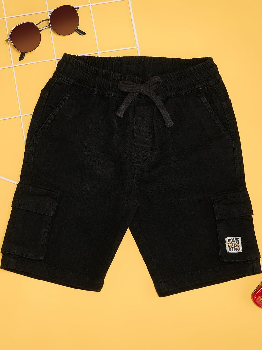 Pantaloons Junior Boys Regular Fit Mid-Rise Cargo Shorts
