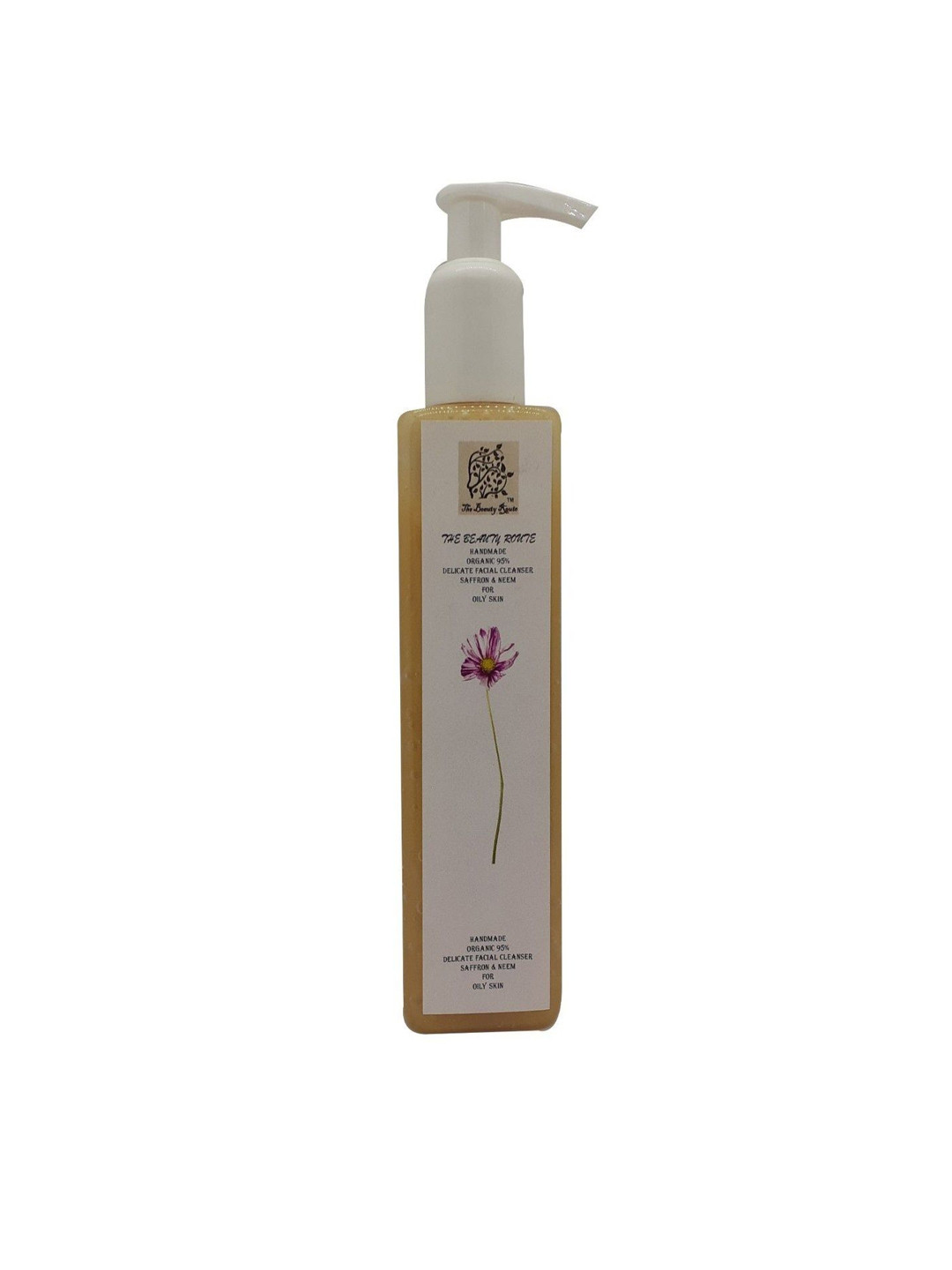 THE BEAUTY ROUTE Saffron & Neem Delicate Facial Cleanser - 200 ml