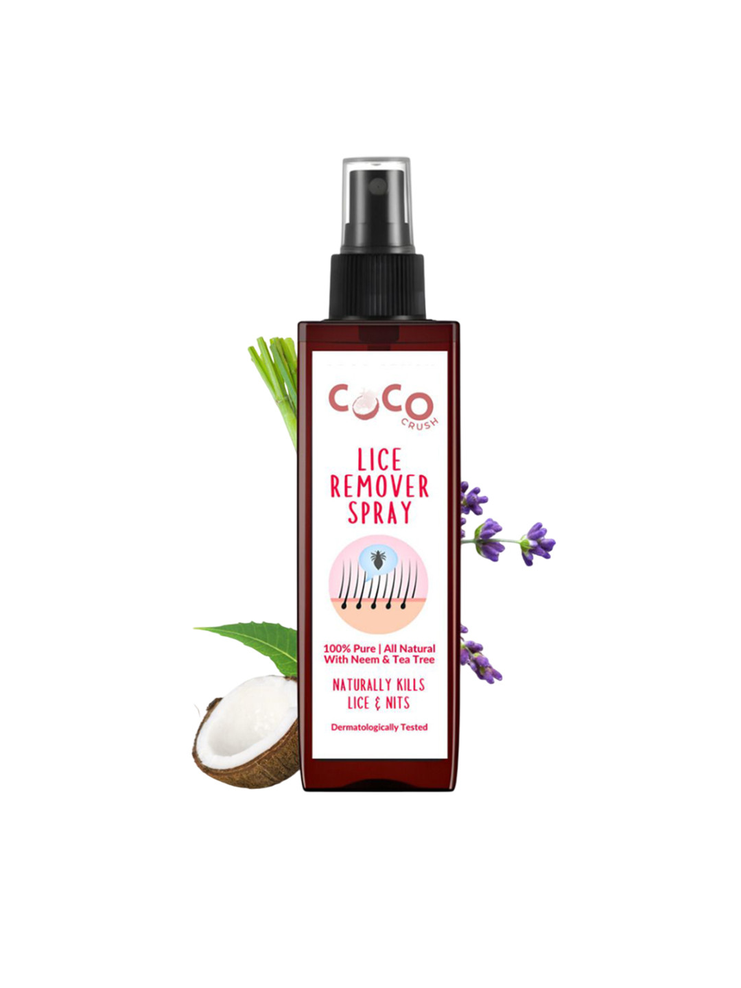 Coco Crush Lice Remover Hair Spray With Neem & Coconut Oil - 50 ml