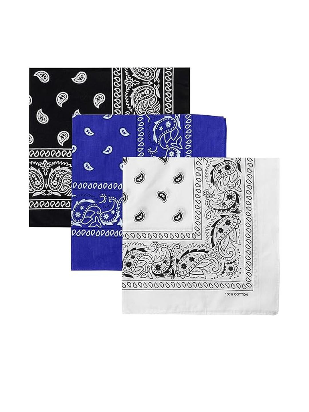 Aadikart Unisex Cotton Paisley Bandanas