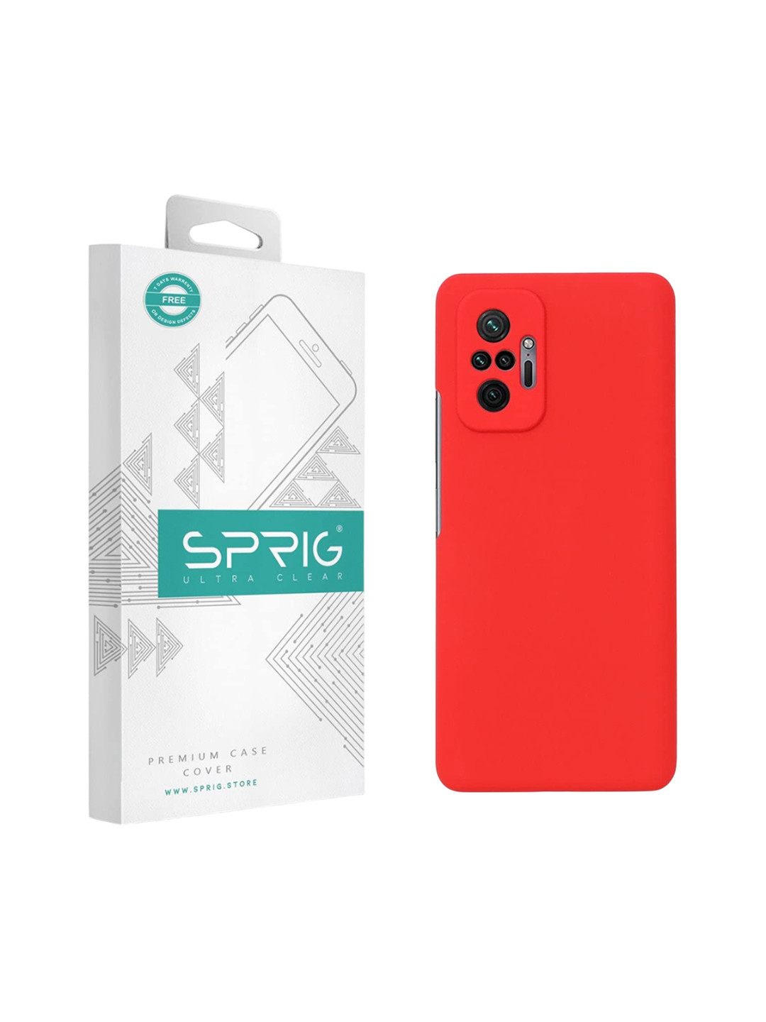 SPRIG Redmi Note 10 Pro Max Liquid Silicone Back Cover