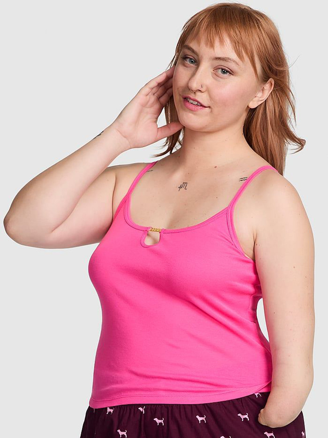 Victoria's Secret Women PINK Ribbed Cami Top