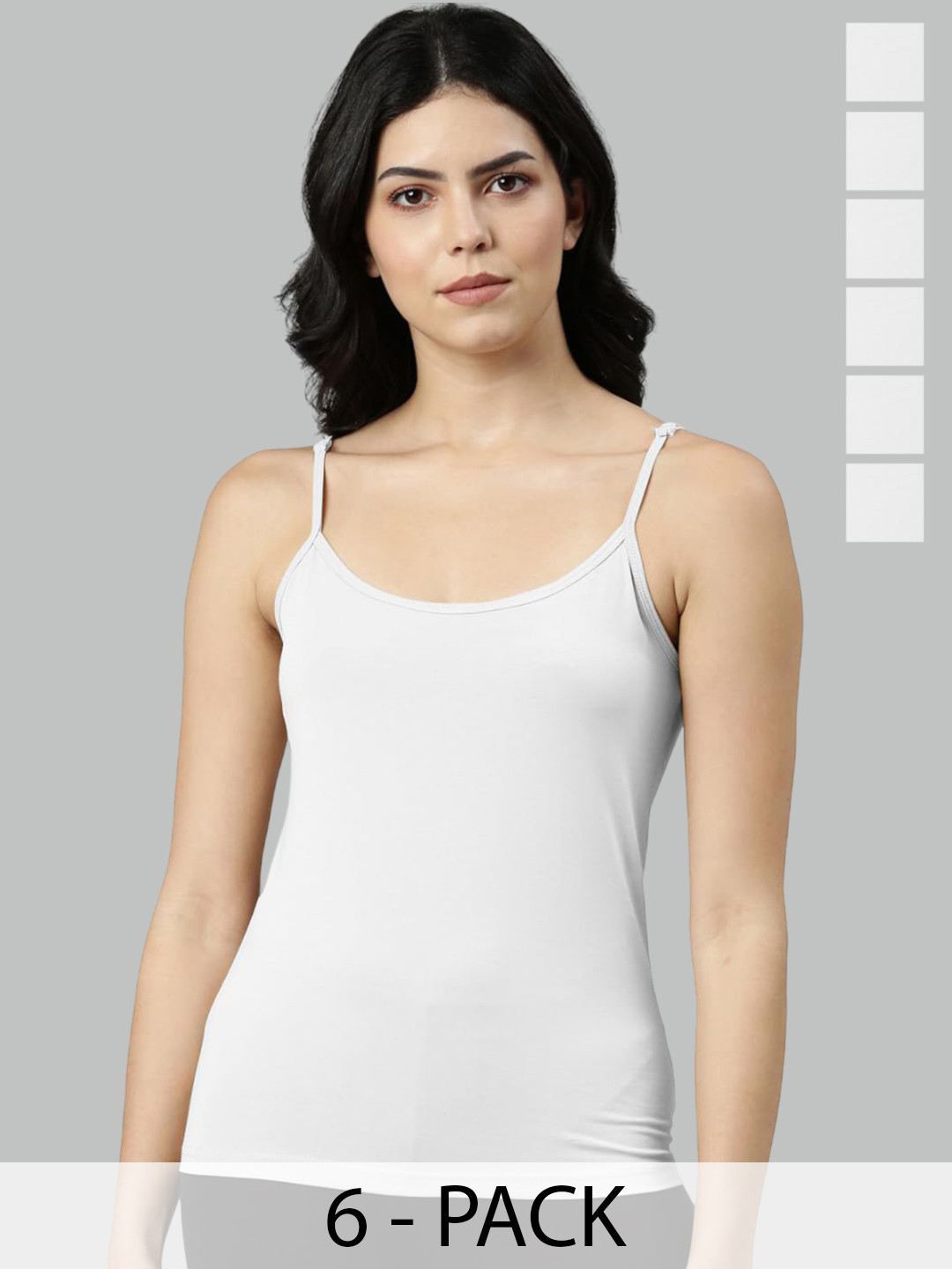 Rupa Jon Cotton Round Neck Sleeveless Camisoles