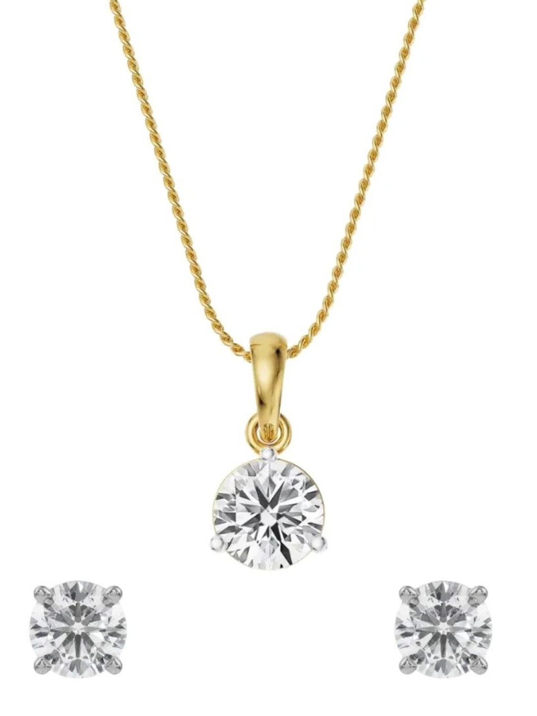Emori 14KT Gold & Lab Diamond Jewellery Set