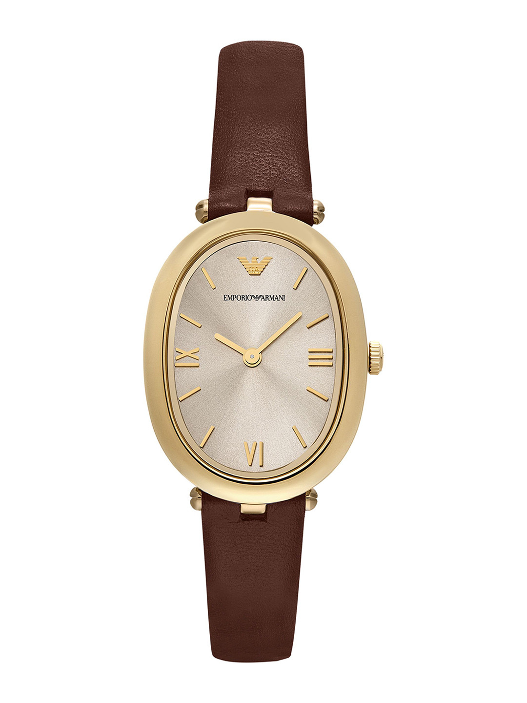 Emporio Armani Women Leather Straps Analogue Watch AR11708