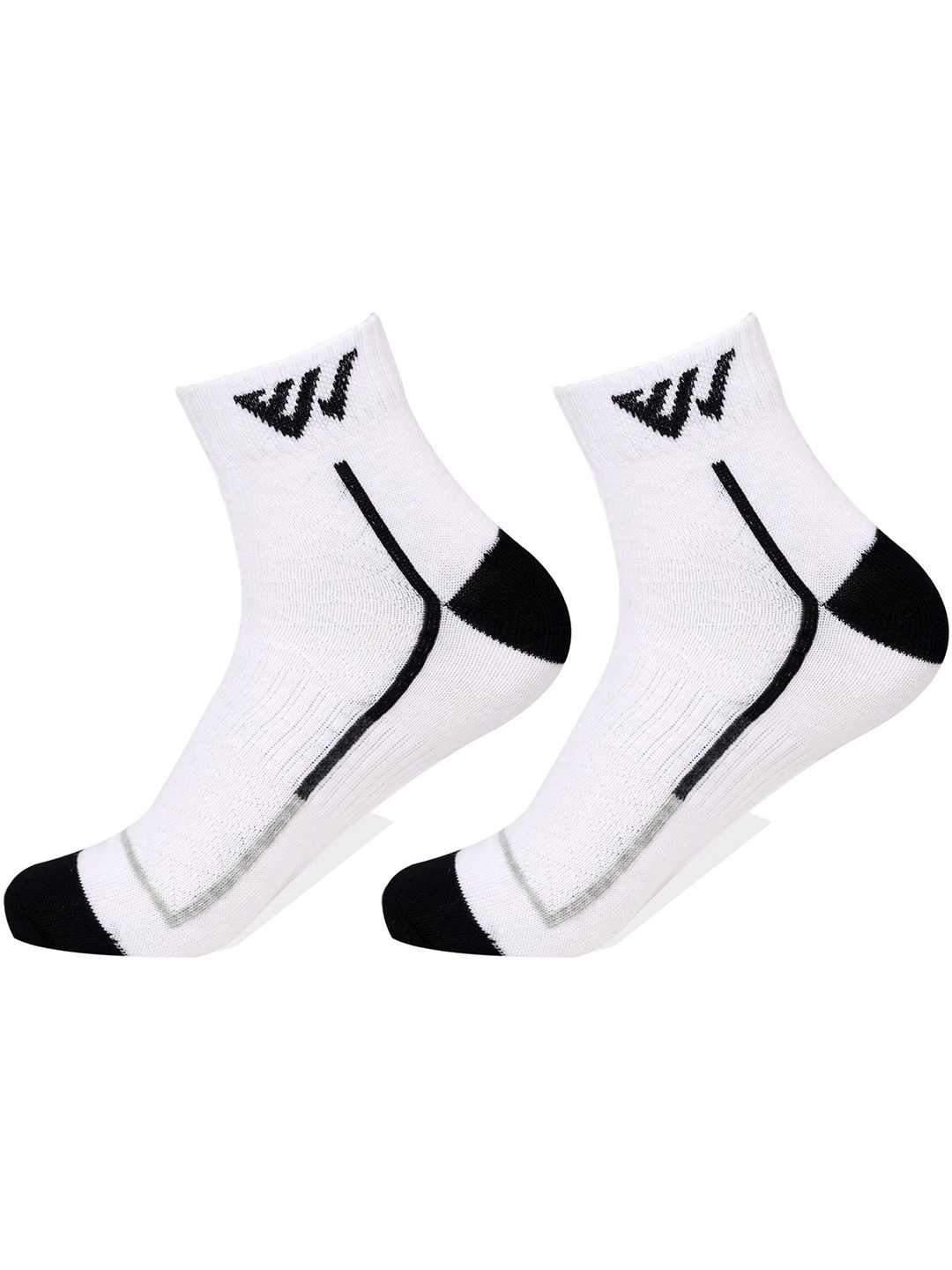 Winget Men Pack Of 2 Patterned Cotton Ankle Length Socks