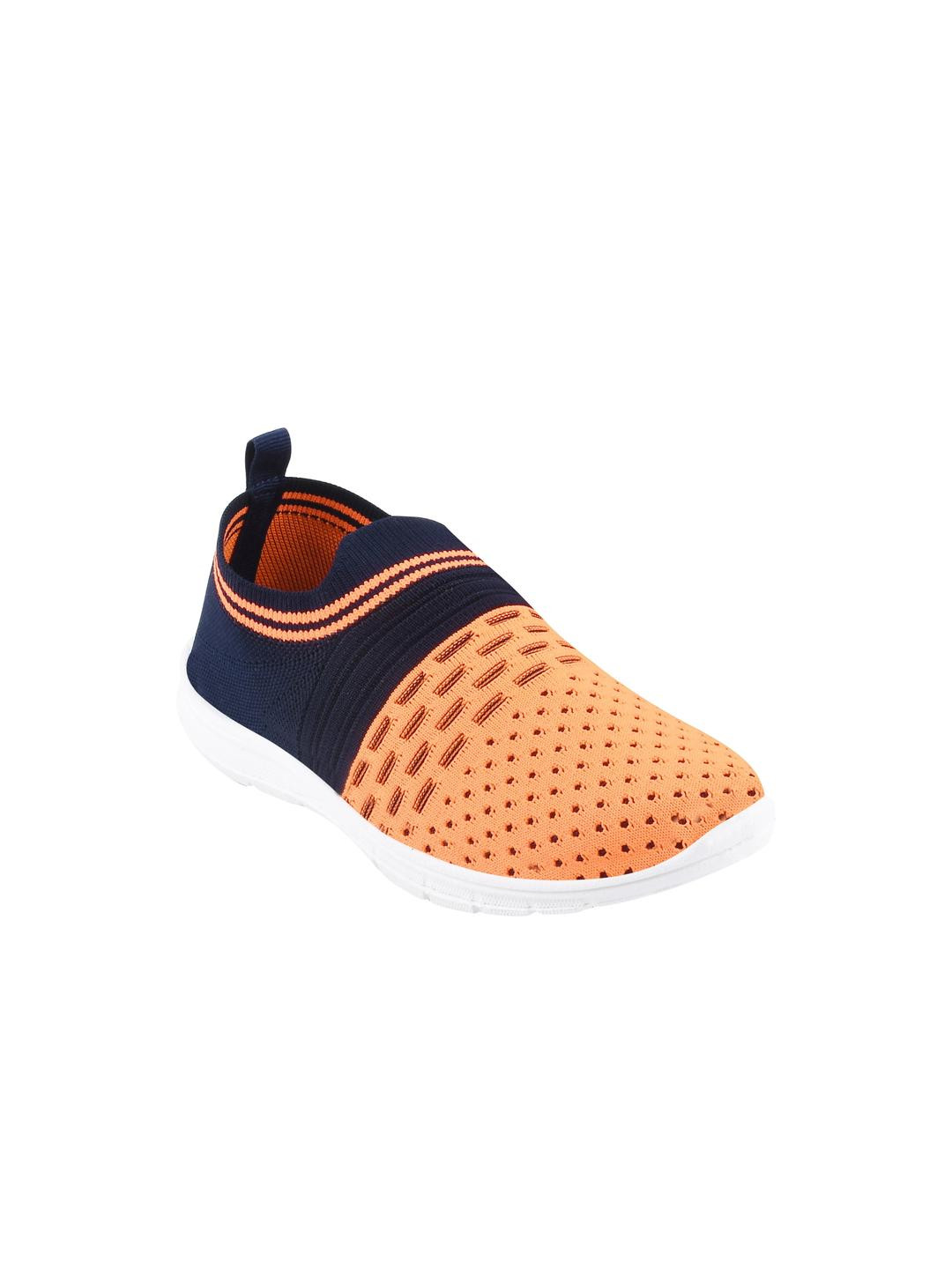 PU-PINE Orange Textile Sneakers