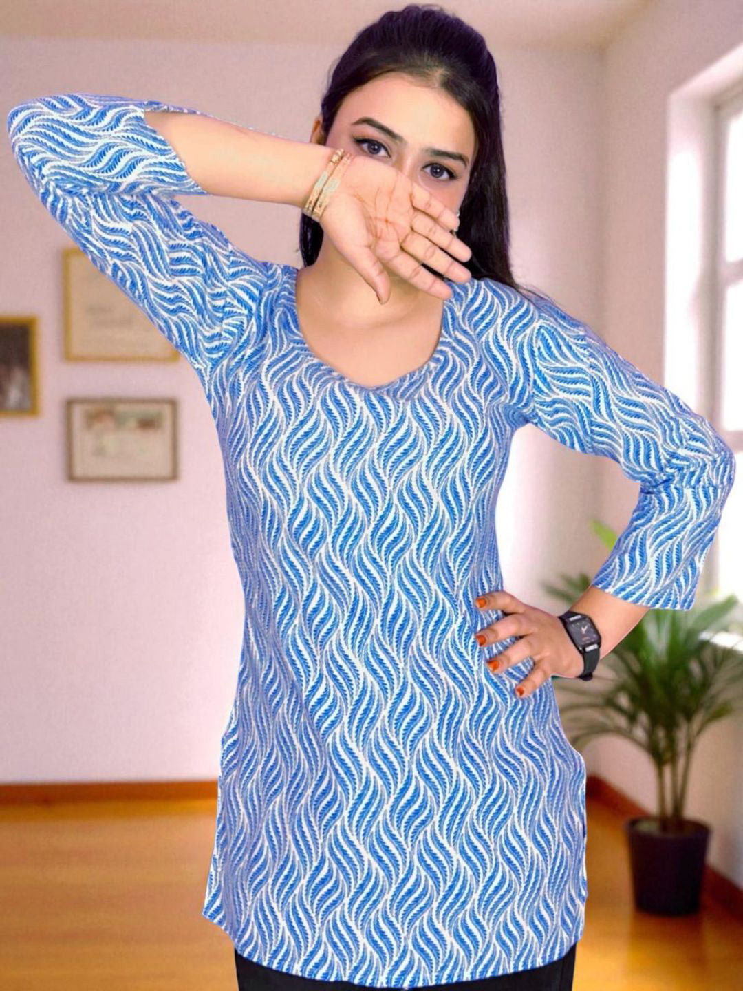 SHAZU TRENDS Floral Printed Kurti