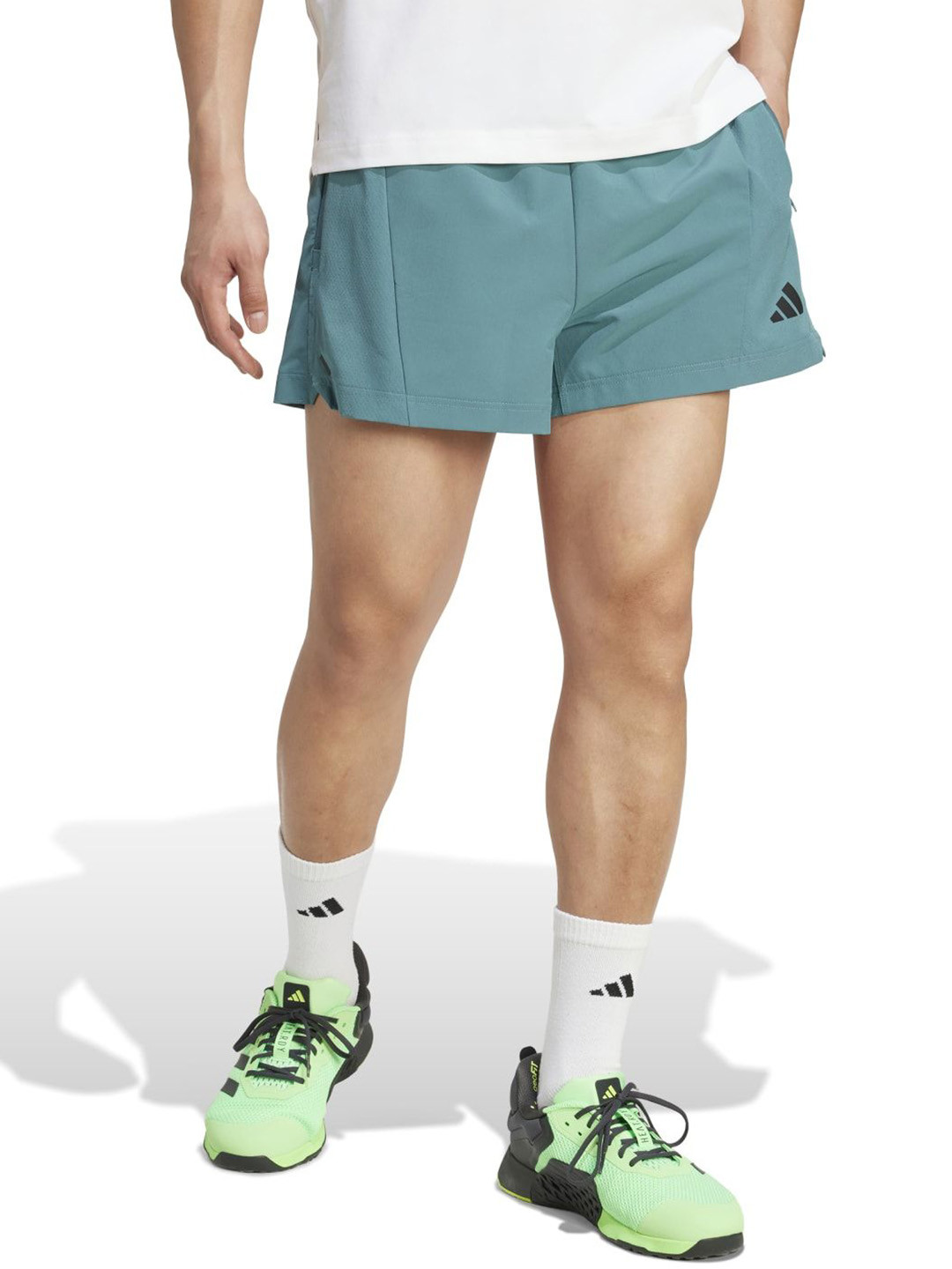 ADIDAS Power Men Regular Fit Mid-Rise Sports Shorts
