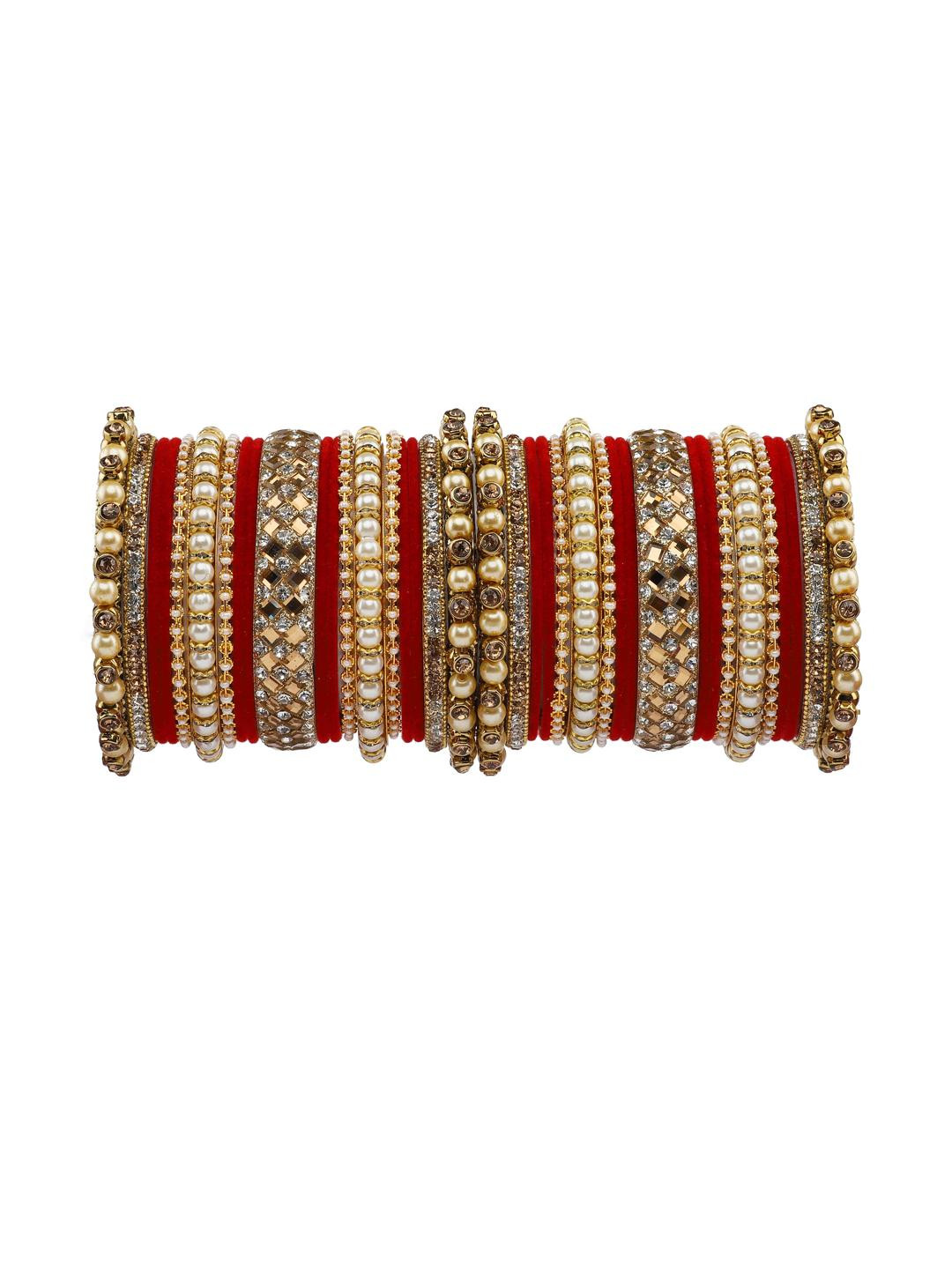RIJOLI Rose Alloy & Stone Bangle